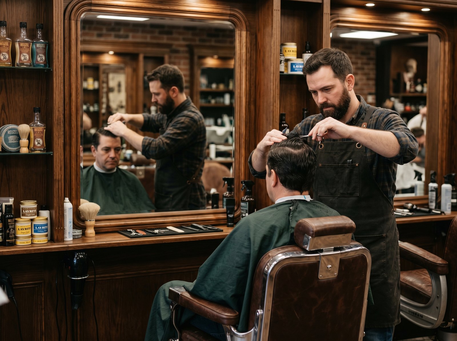 Classic taper haircut
