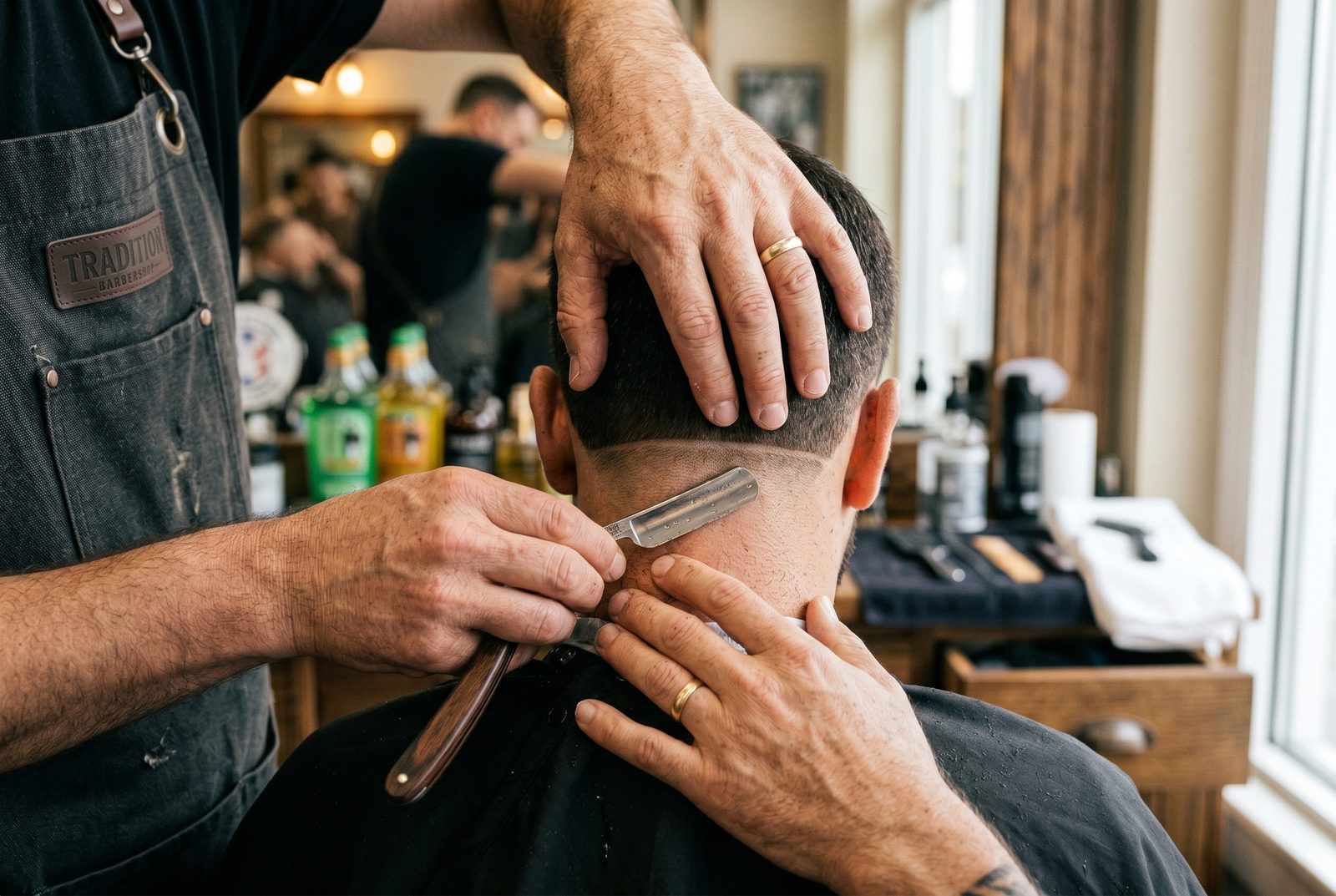 Hot towel shave